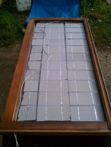 DIY Solar Panel Wired