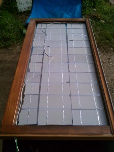 DIY Solar Panel Wired