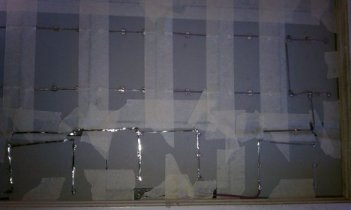 Solar Panel Wiring up close